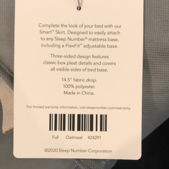 Sleep number smart skirt bed skirt - Picture 9 of 11